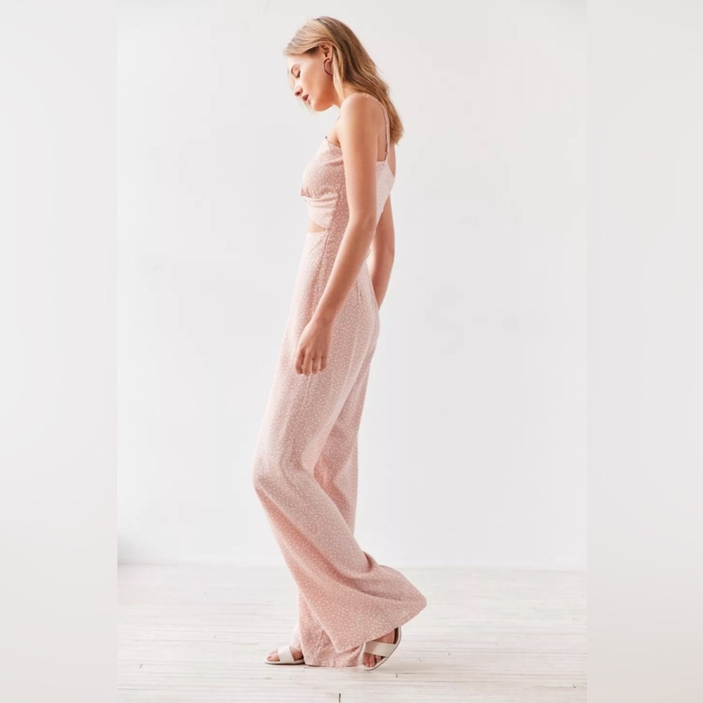 Flynn Skye Pink and Purple Floral Jumpsuit - Picture 5 of 11